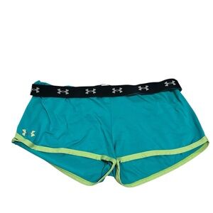 Under armour green athletic shorts
